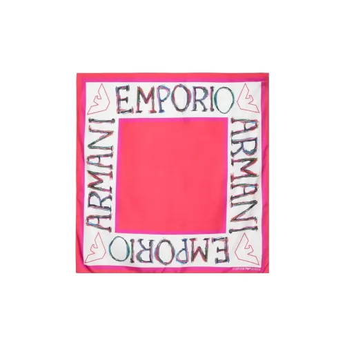 EMPORIO ARMANI Silk Scarves Women's Pink