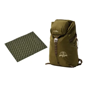 MOBI GARDEN Polyamide Hiking Water-Repellent Backpack Regular Unisex Olive Oil Green