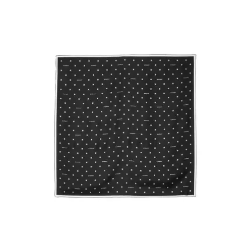 Givenchy Silk Scarves Women's Black