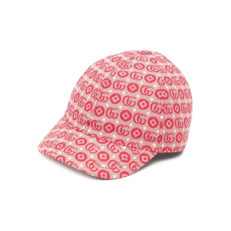 GUCCI Kids Embroidered logo Baseball Cap-0