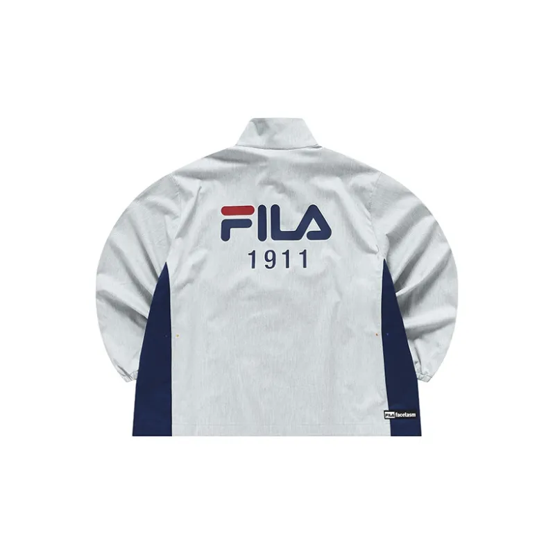 FILA FUSION FILA X FACETASM Sweatshirt Men's Heather Gray-1