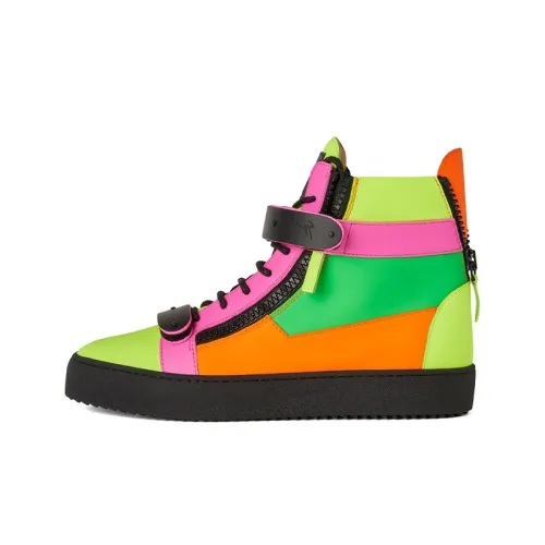 Giuseppe Zanotti Coby Colour-block High-top Sneakers