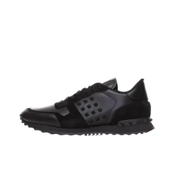Valentino Garavani Rockstud Lace Up Sneakers