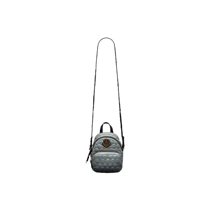 Moncler Kilia Cow Leather Shoulder Bag Crossbody Bag Small Size Women's Green-1