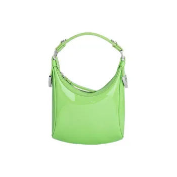 By Far Cow Leather Shoulder Bag Crossbody Bag Handbag Women's Green