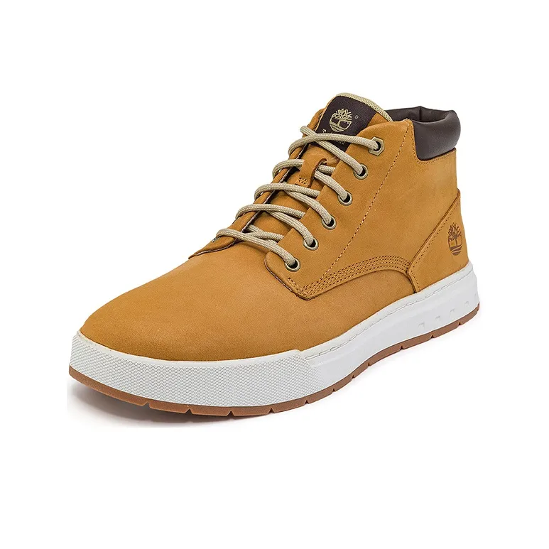 Timberland Maple Grove Wide Fit Leather Chukka Boots 'Wheat'-2