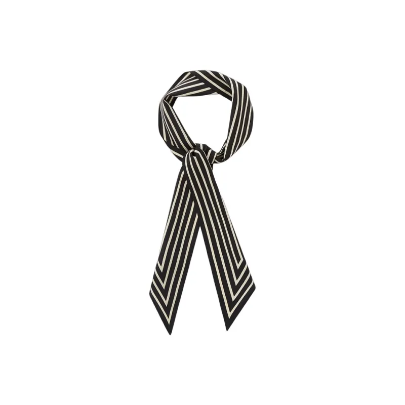 TOTEME Stripe print Silk Scarf-1