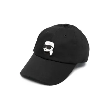 KARL LAGERFELD / Karl Lagerfeld Jeans K/Ikonik 2.0 Logo Patch Baseball Cap