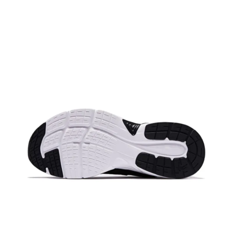 QIAODAN Shock Absorbers With Slip Resistant And Abrasion Resistant Properties Low Top Running Shoes Men's Black Gold-5