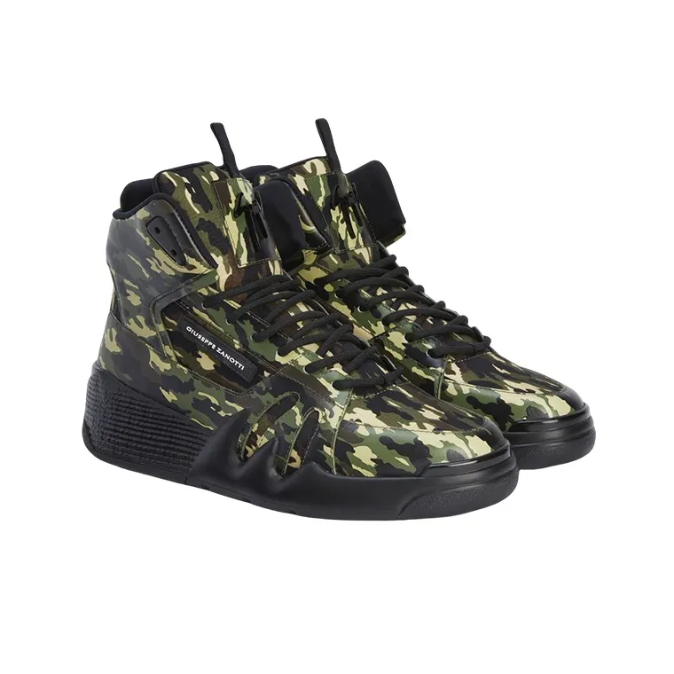 Giuseppe Zanotti Talon Camouflage High top Sneakers-2