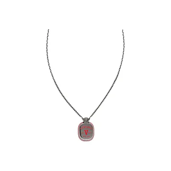 VERSACE Necklaces Men Silver