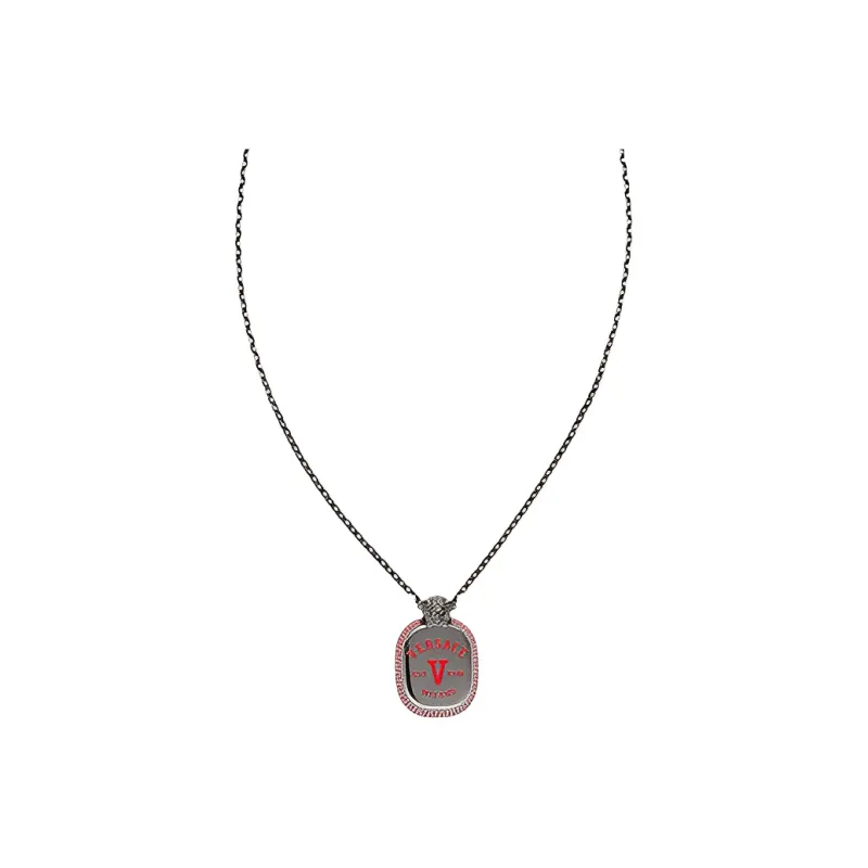 VERSACE Necklaces Men Silver-0