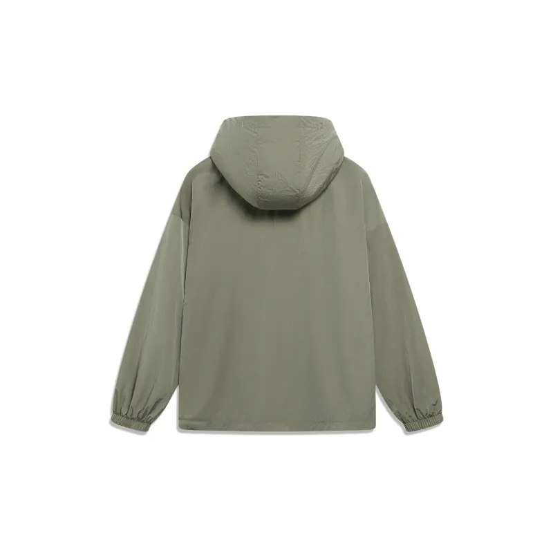 LiNing Sports Life Collection Jacket Unisex Agarwood Green-1