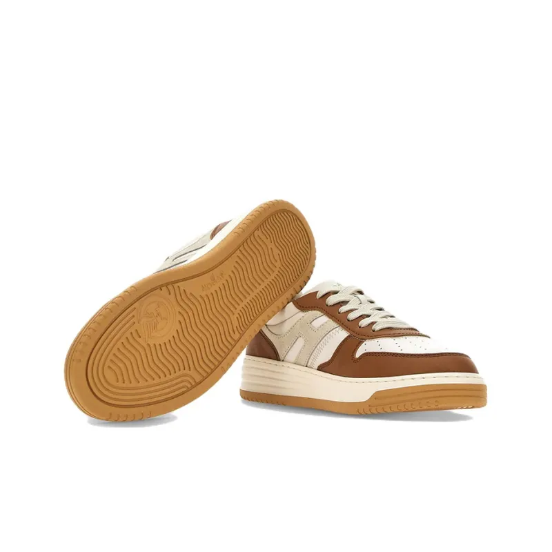 HOGAN H630 Two-Tone Lace-Up Sneakers-4