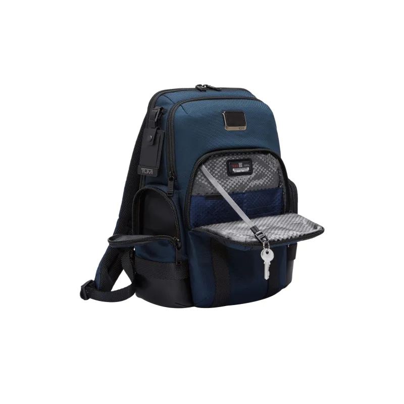TUMI Alpha Bravo Nylon Backpack Large Size Men's Blue-1
