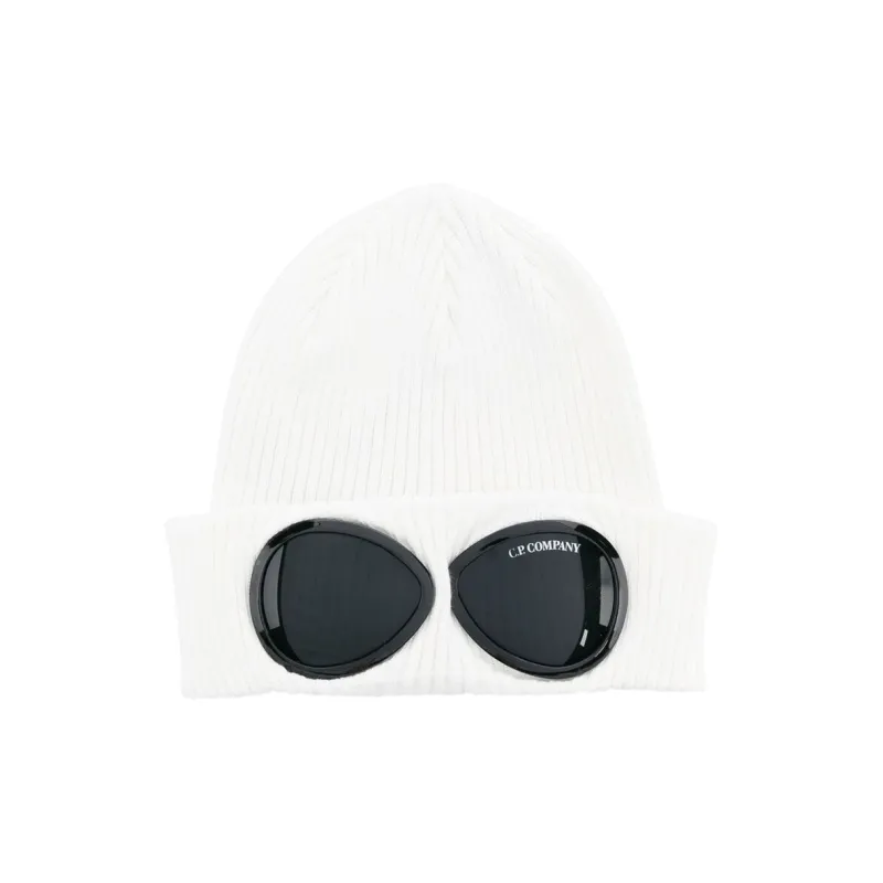 C.P.Company Cotton Beanies Men's White-0