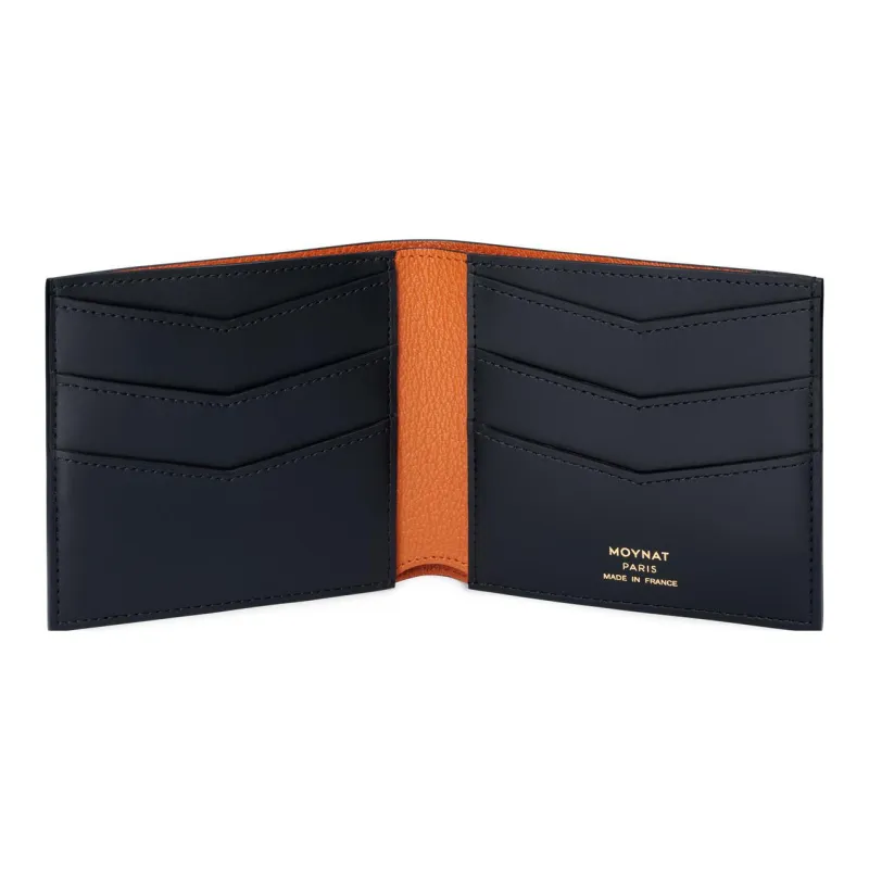 Moynat Canvas Wallet Men's Brown/Black/Blue/Orange-1