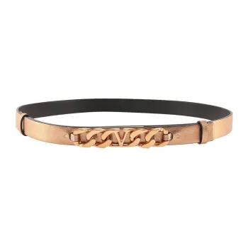 Valentino Elegant Fashion Trend Belt Women's Gold