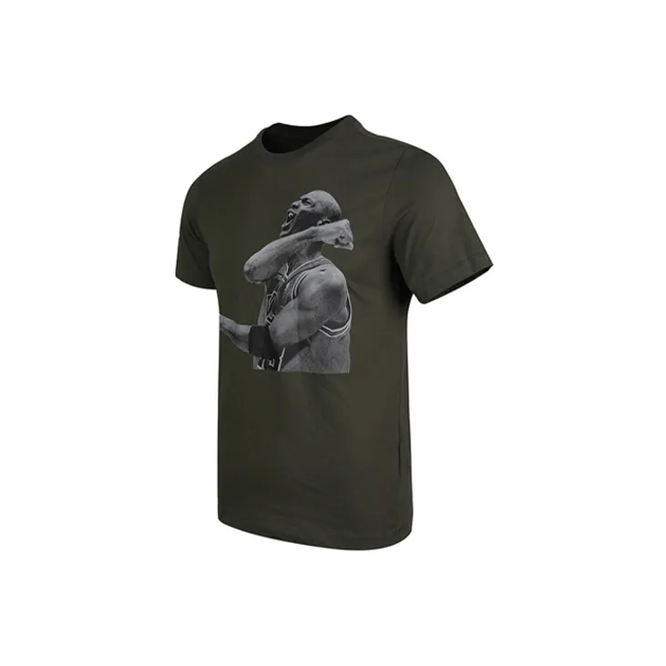 Jordan T Shirts Men Green-2