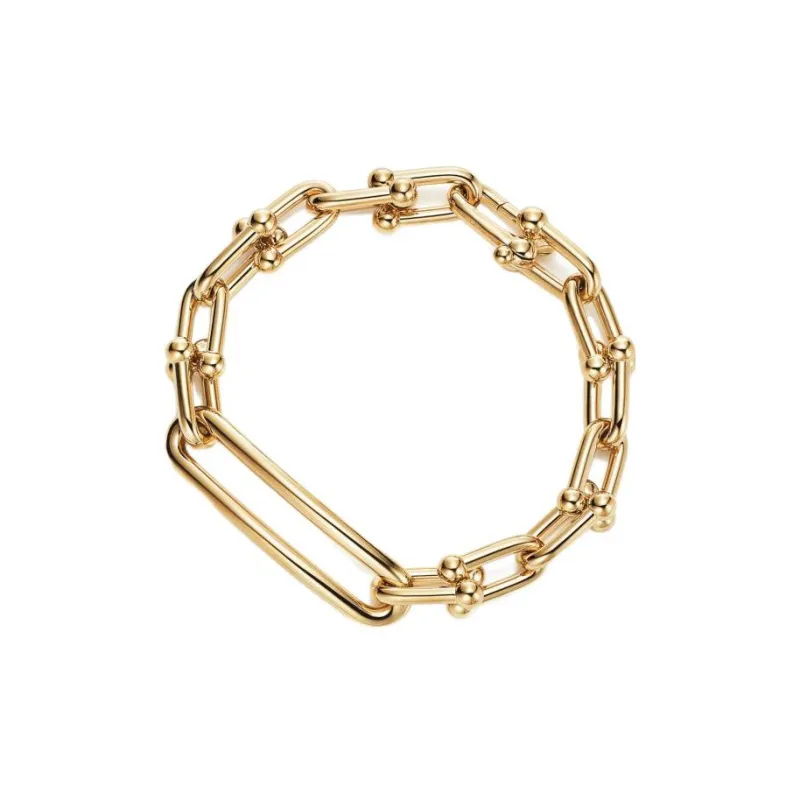 TIFFANY & CO. Tiffany HardWear Series 18K Gold Bracelets Women's Gold-0