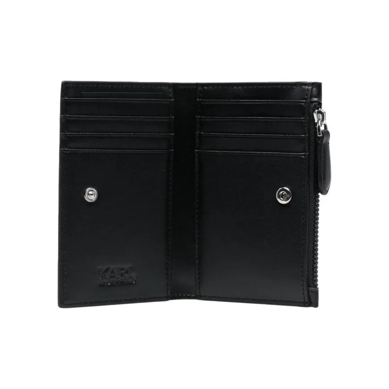 KARL LAGERFELD Polyurethane Wallet Women's Black-5