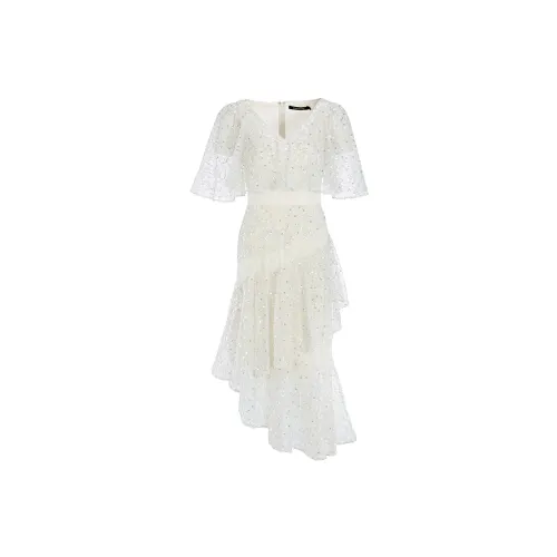 Marie Elie Short-Sleeved Dresses Women's White