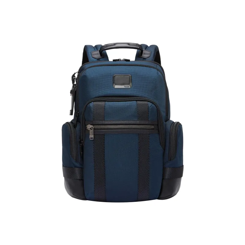 TUMI Alpha Bravo Nylon Backpack Large Size Men's Blue-0