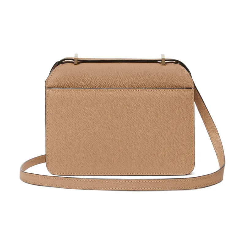 Valextra Cashmere Calfskin Shoulder Bag Crossbody Bag Mini Women's Beige-1