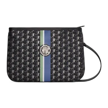 Moynat Canvas 1920 Canvas Clutch Small Size Men's Black