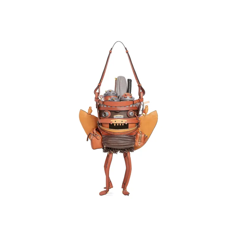 LOEWE Haruki's Mobile Castle Collaboration Cow Leather Bucket Bags Shoulder Bag Crossbody Bag Handbag Unisex Multicolor-3