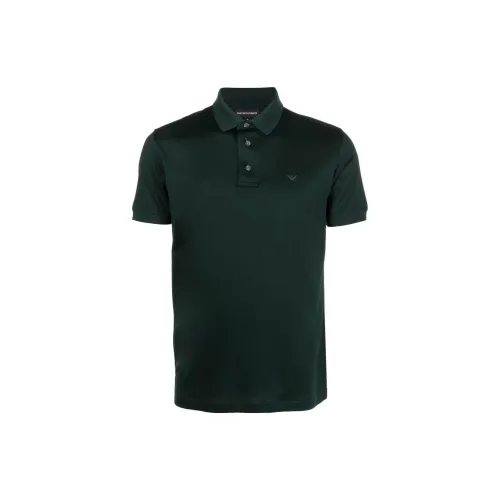 EMPORIO ARMANI Logo Printed Short-Sleeved Polo Shirt