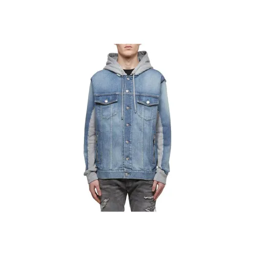 BALMAIN Jackets Men Blue