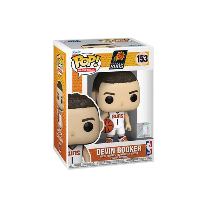 Funko NBA Star Character NBA Suns Devin Booker White Jersey Edition Cm Chibi Figures-1
