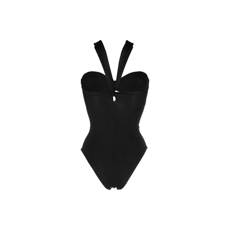 Blumarine Halterneck Asymmetric Swimsuit-1