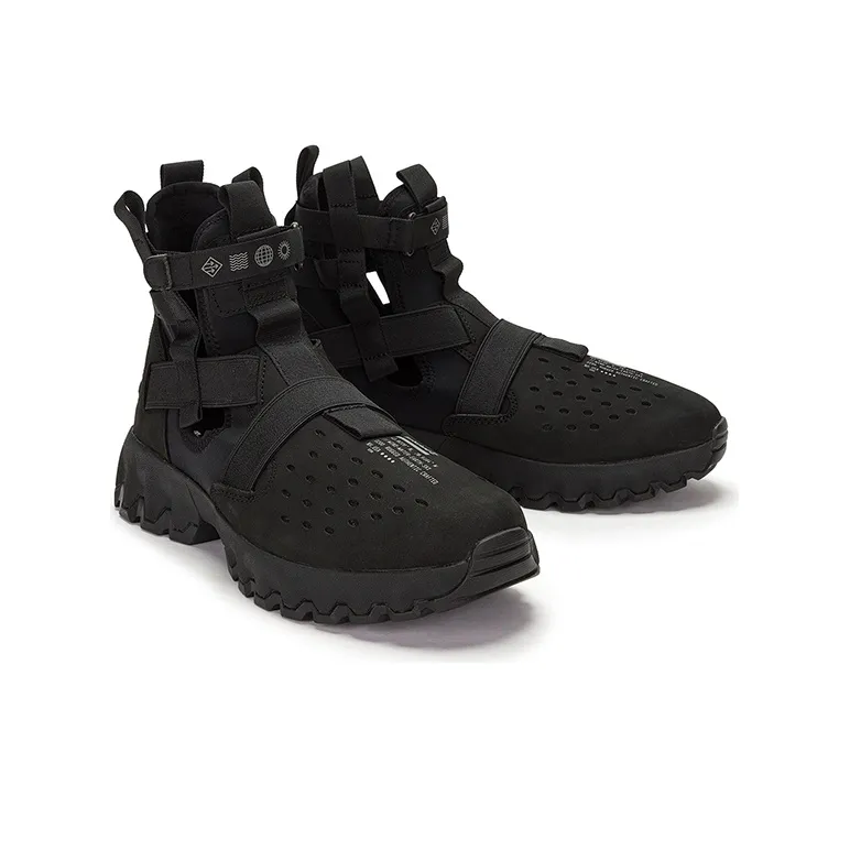 Timberland Greenstride Edge Lace Up Boot Sandals 'Black'-3