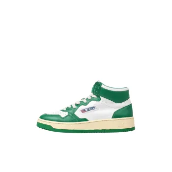 AUTRY Medalist High top Sneakers 'White Green'