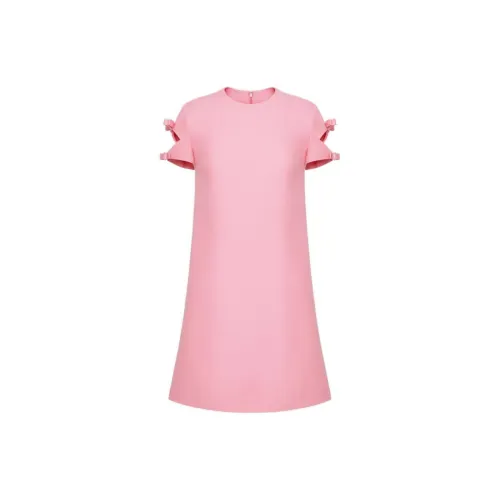 Valentino Valentine's Day SS23 Short-Sleeved Dresses Women's Pink