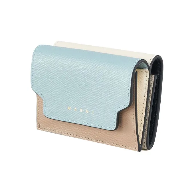 MARNI Logo Printed Tri Fold Wallet-3