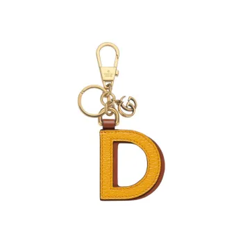 GUCCI Keychain Unisex Gold/Orange