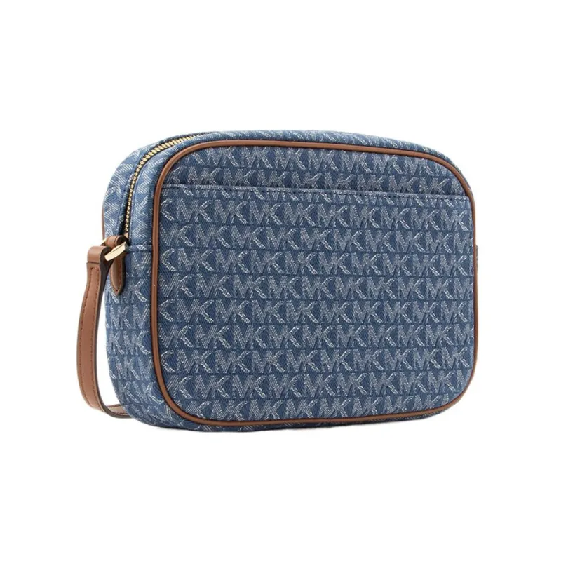 MICHAEL KORS Jet Set Cotton Camera Bag Shoulder Bag Crossbody Bag Women's Blue-2