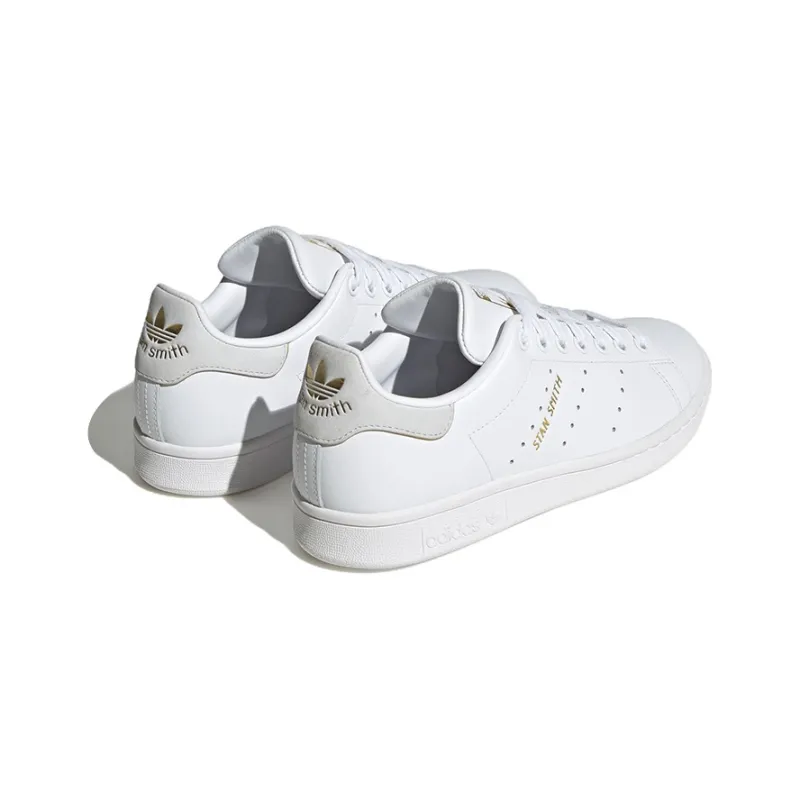 Adidas Stan Smith Cloud White Dash Grey Gold Metallic Women's-3