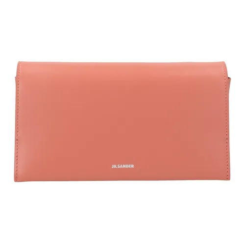 JIL SANDER Logo Detailed Foldover Top Crossbody Bag