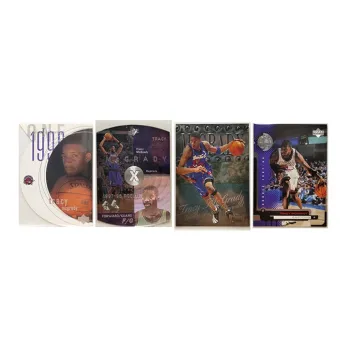 Yi Shot Four Quartiles Tracy McGrady Rookie Card Set Of 4 Pcs Raptors Era Selections Sports Cards