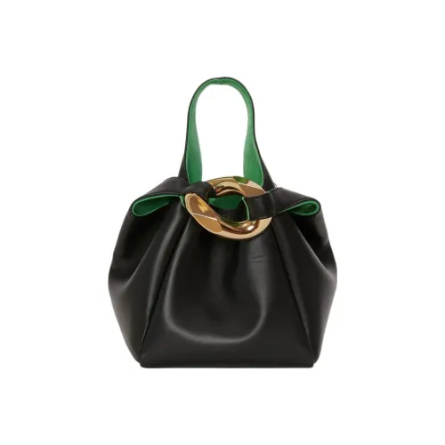 JW Anderson Lambskin Crossbody One Shoulder Handbag Regular Women's Black