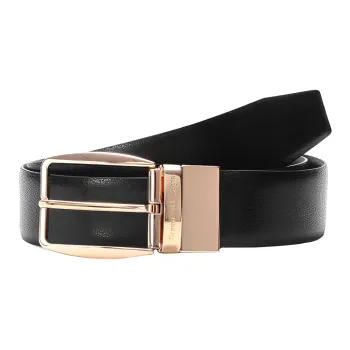 Zzegna Leather Belts Men Black
