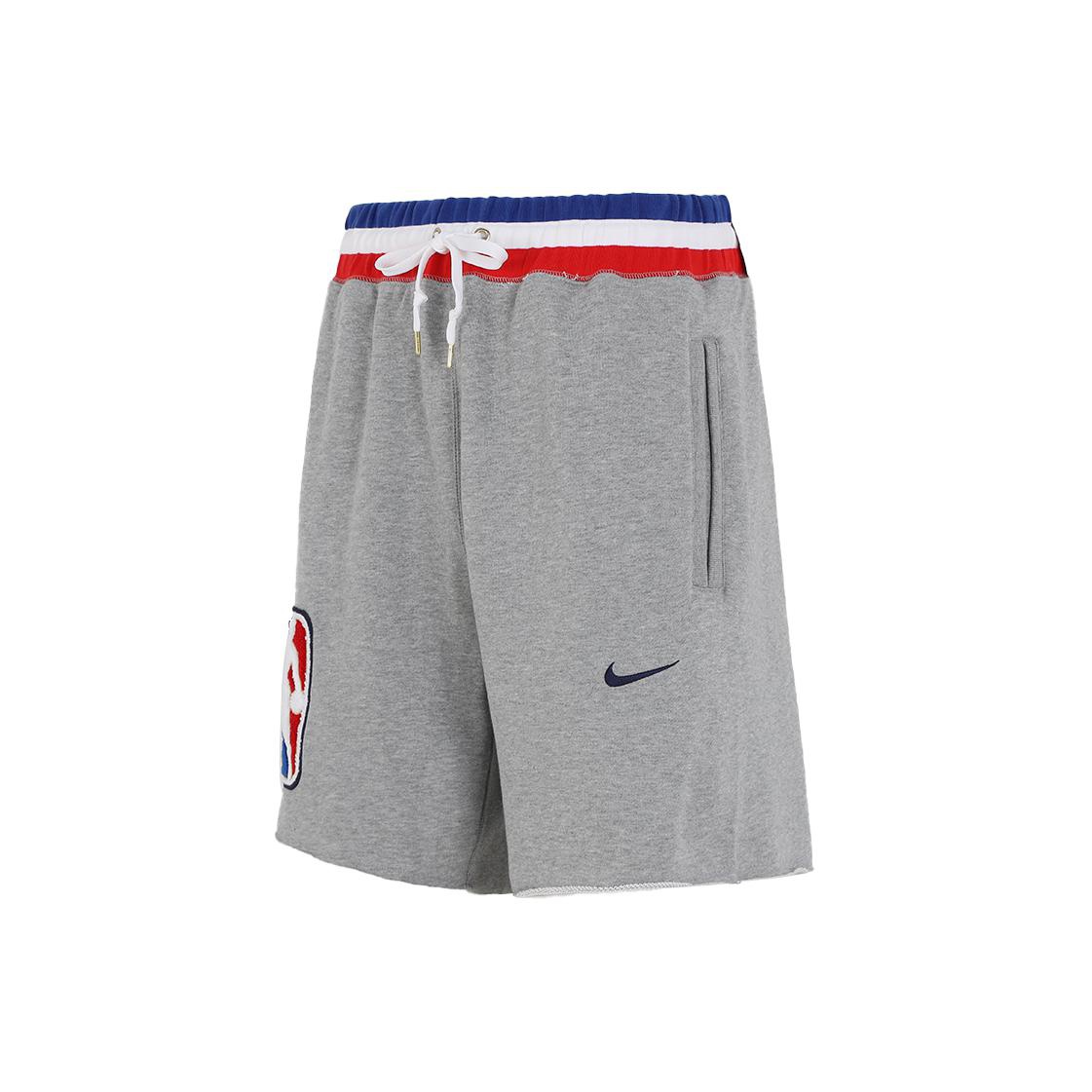 Nike NBA Team 31 Courtside Casual Breathable Basketball Sports Shorts Light Grey POIZON