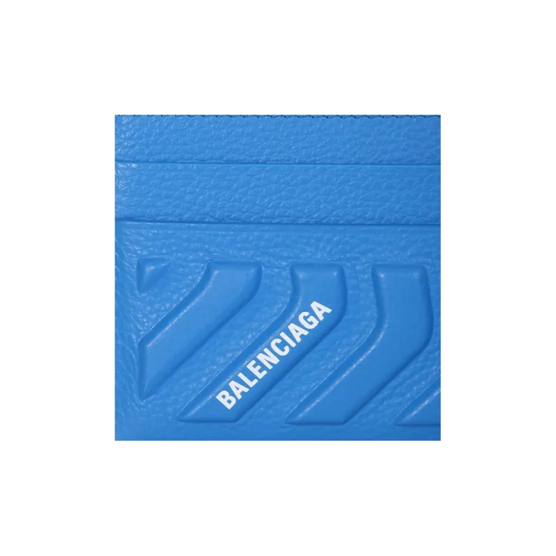 Balenciaga Grain Calfskin Card Holder Card Holder Regular Men's Sky Blue-2