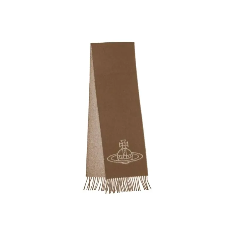 Vivienne Westwood Knit Scarves Women's Camel-0