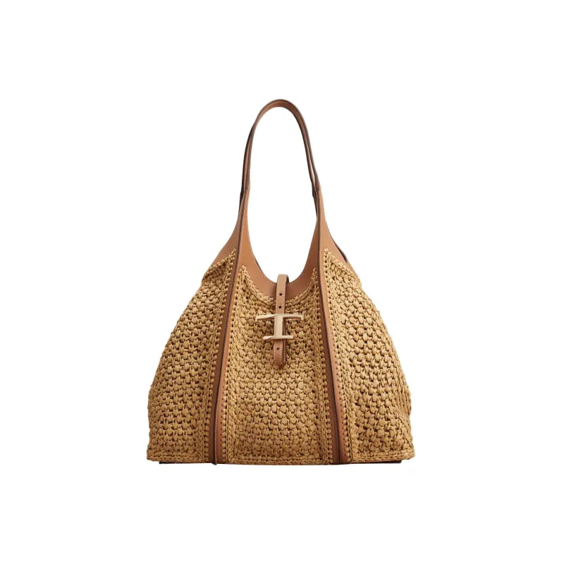 TOD'S Timeless Woven Tote Bag-0