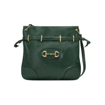 GUCCI Horsebit 1955 Leather Messenger Bag Bucket Bag Crossbody Bag Shoulder Bag Women's Jasper